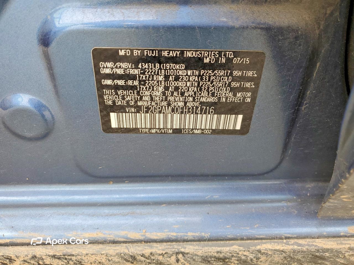 Subaru XV 2015