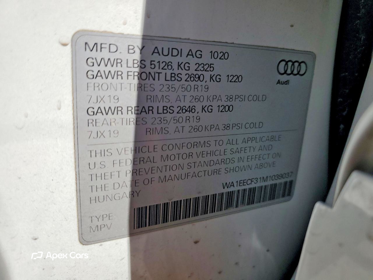 Audi Q3 2021