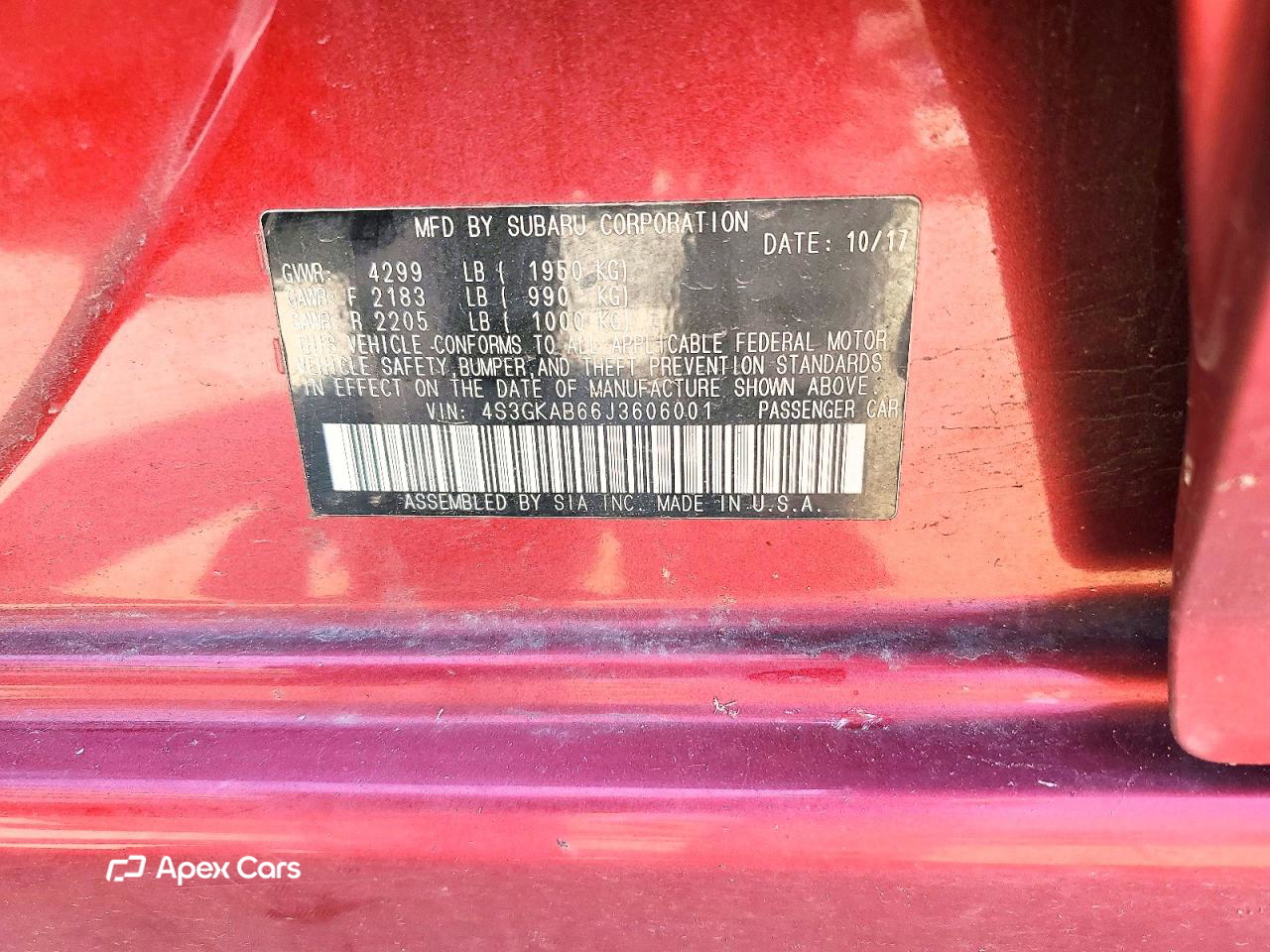 Subaru Impreza 2018