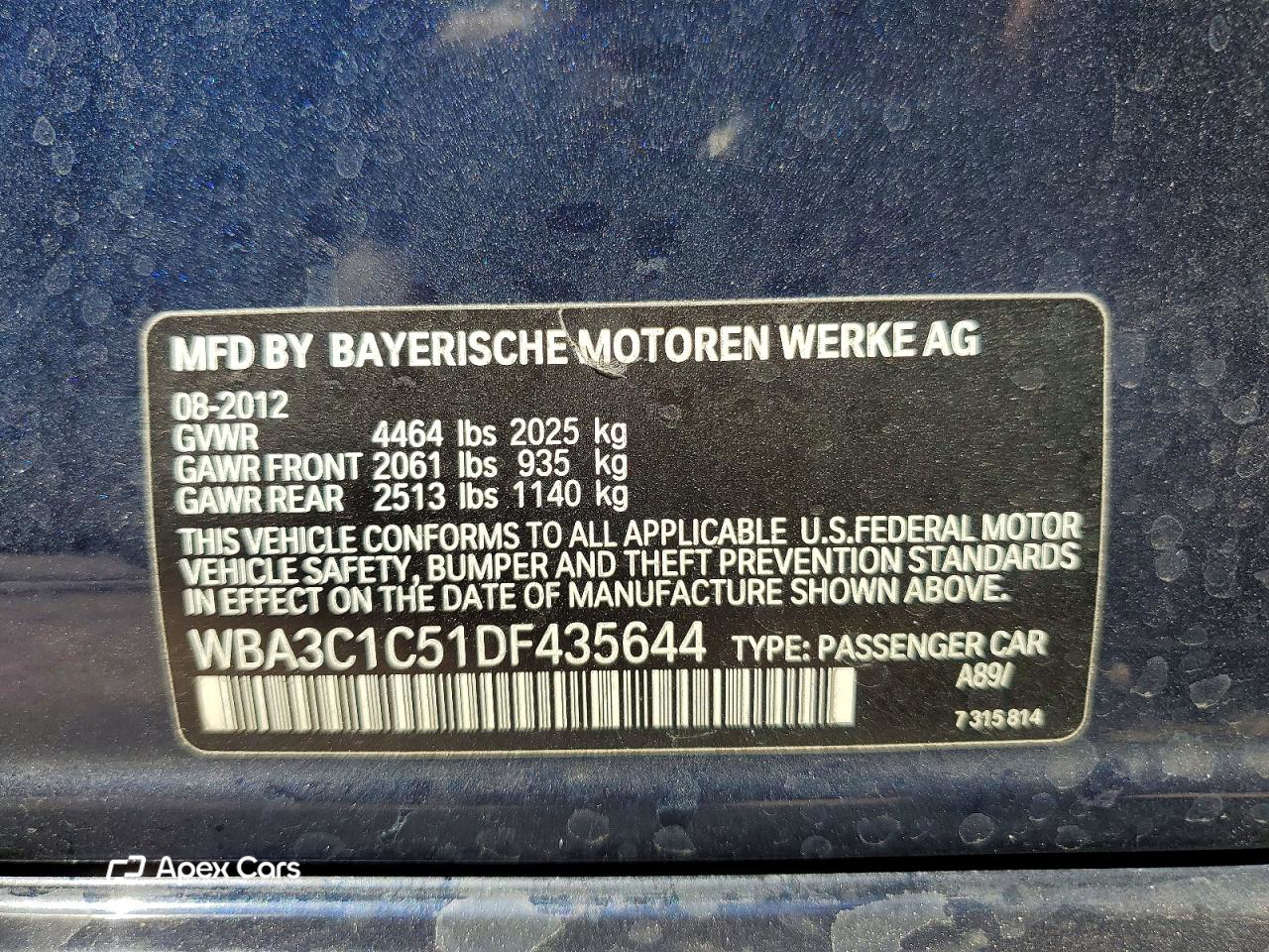BMW Series 3 2013