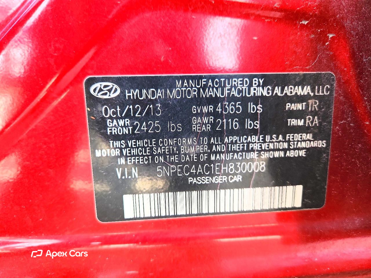 Hyundai Sonata 2014