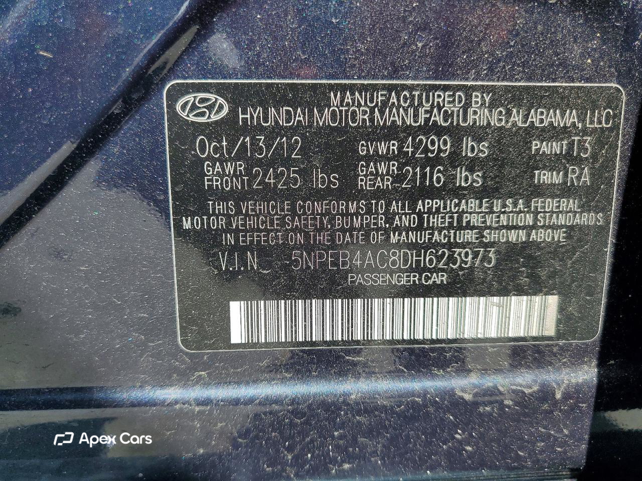 Hyundai Sonata 2013
