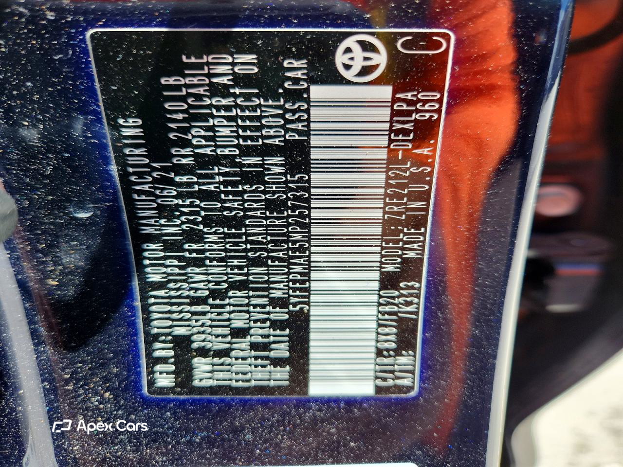 Toyota Corolla 2021