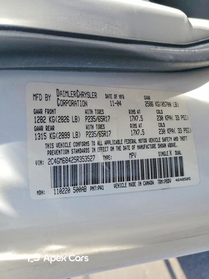 Chrysler Pacifica 2005