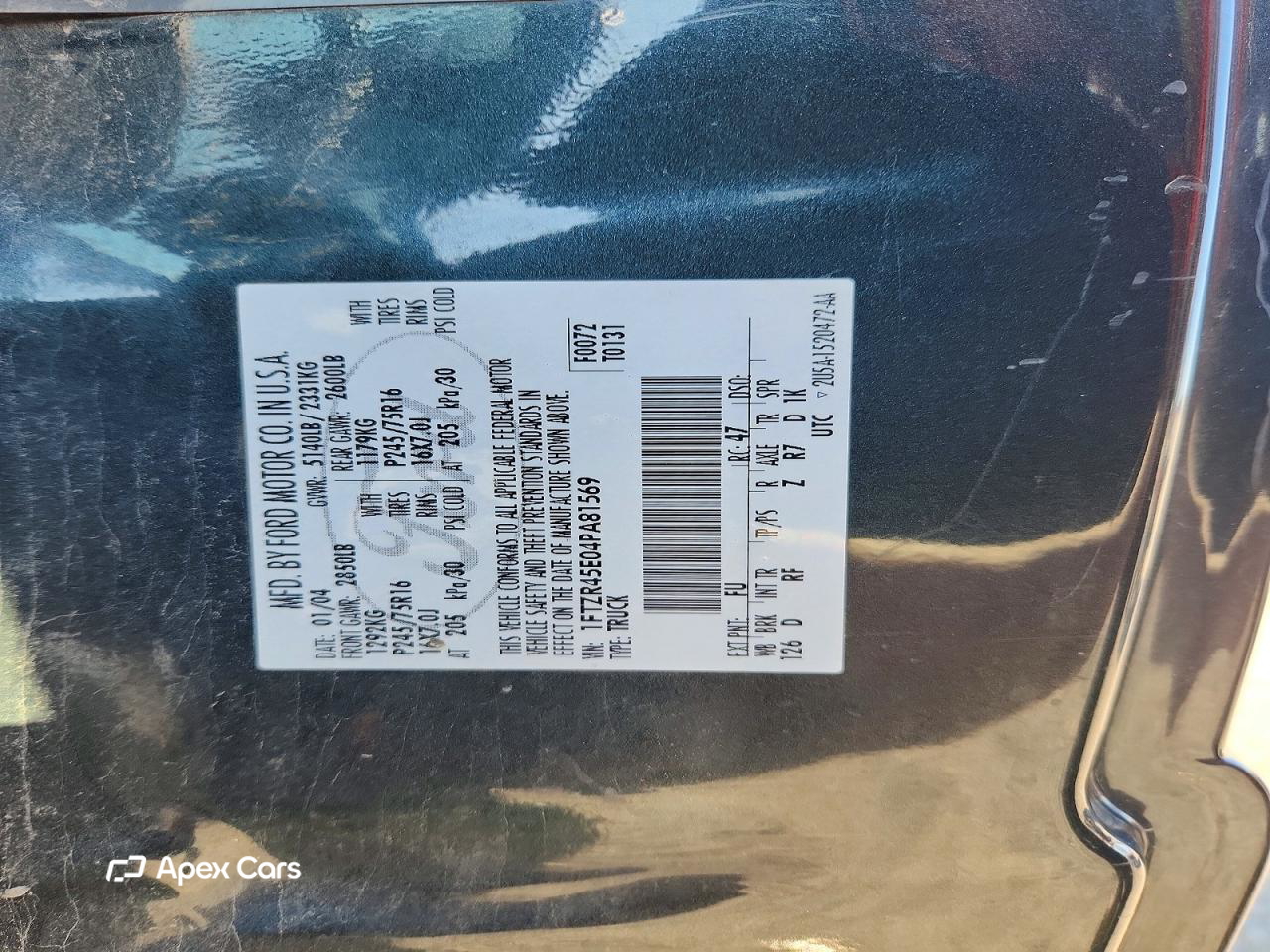 Ford Ranger 2004