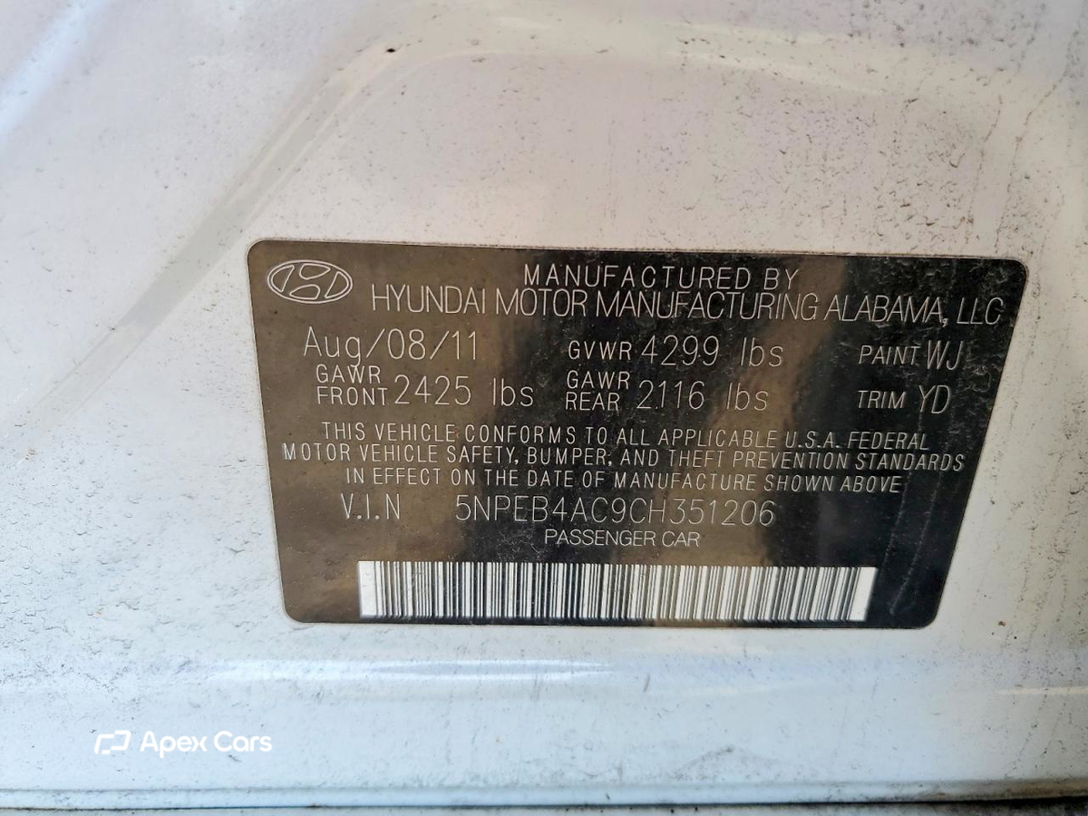 Hyundai Sonata 2012