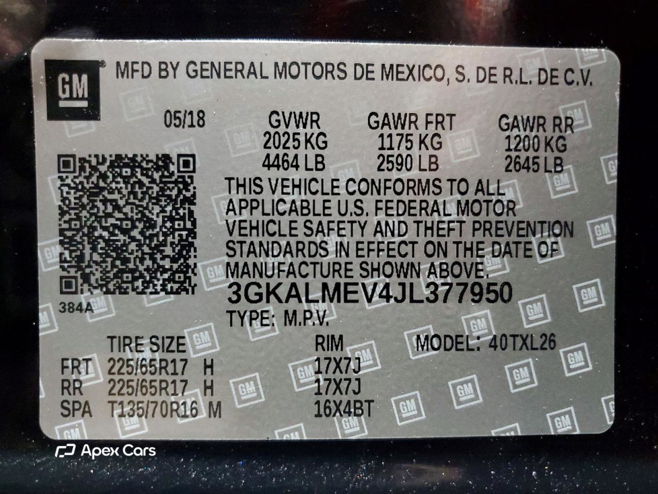 GMC Terrain 2018