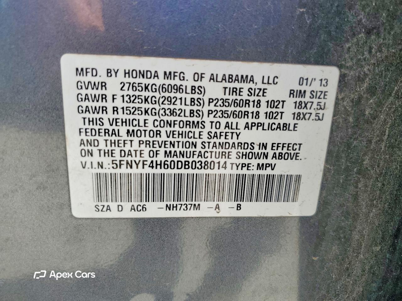 Honda Pilot 2013