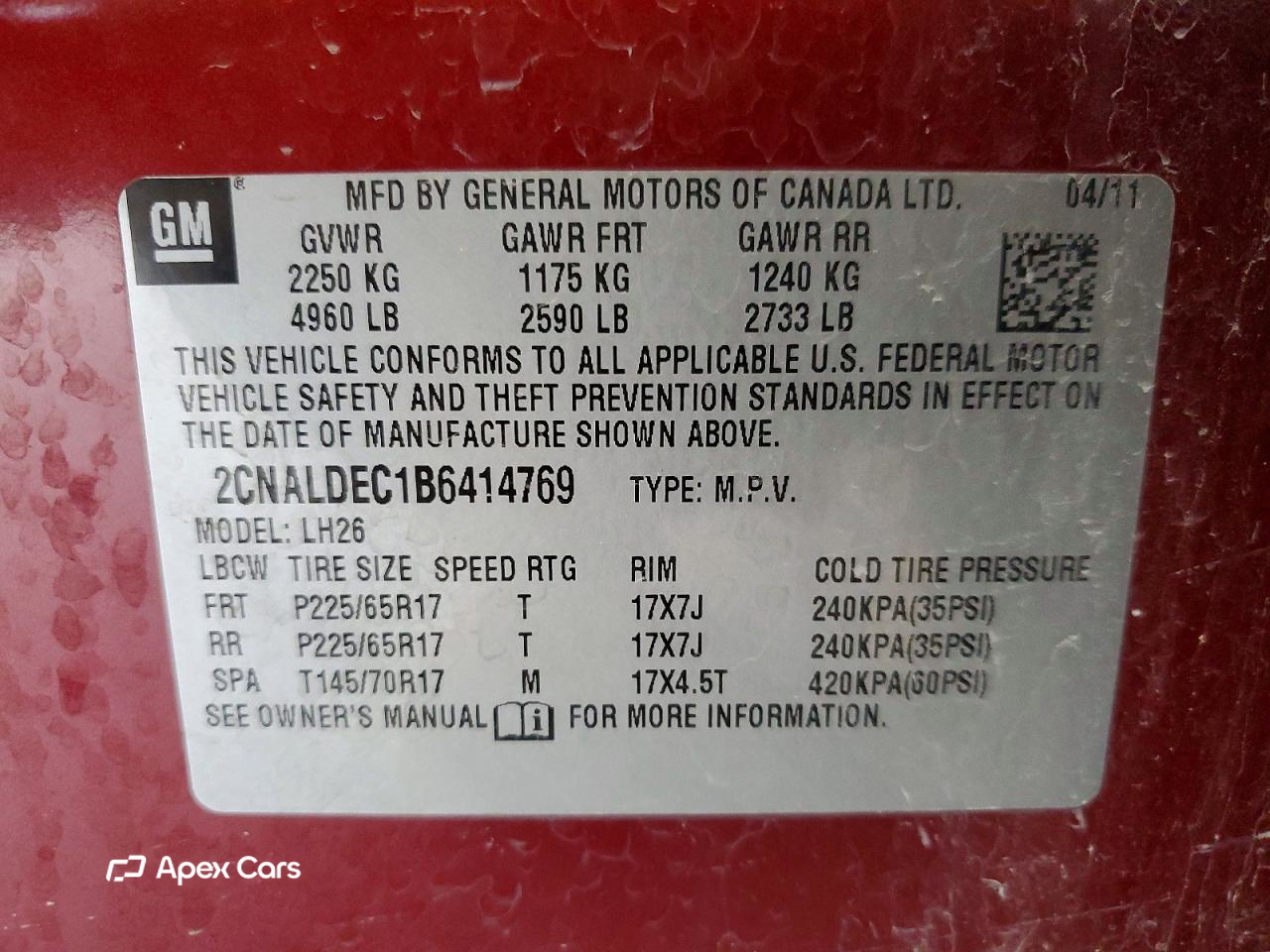 Chevrolet Equinox 2011