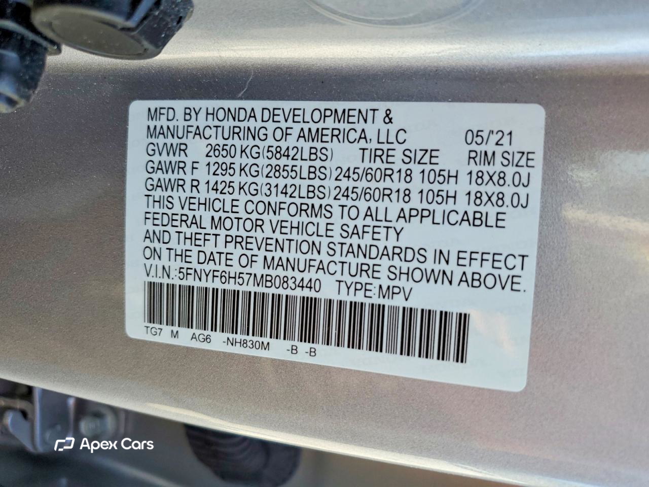 Honda Pilot 2021