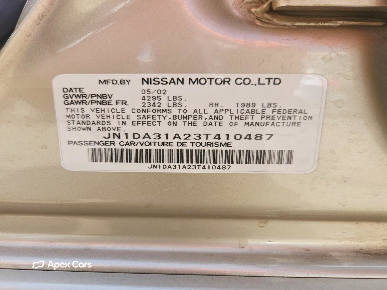 Nissan Maxima 2003