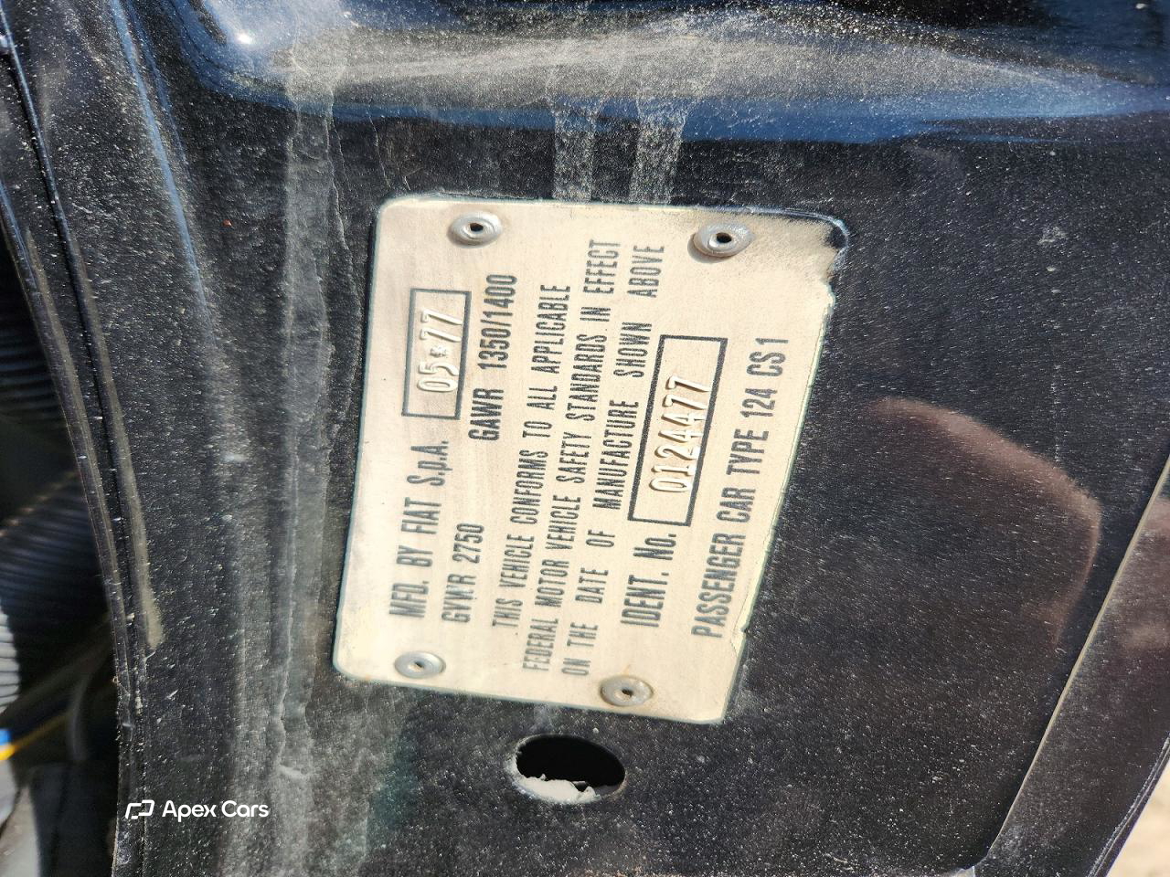 Fiat 124 Spider 1977