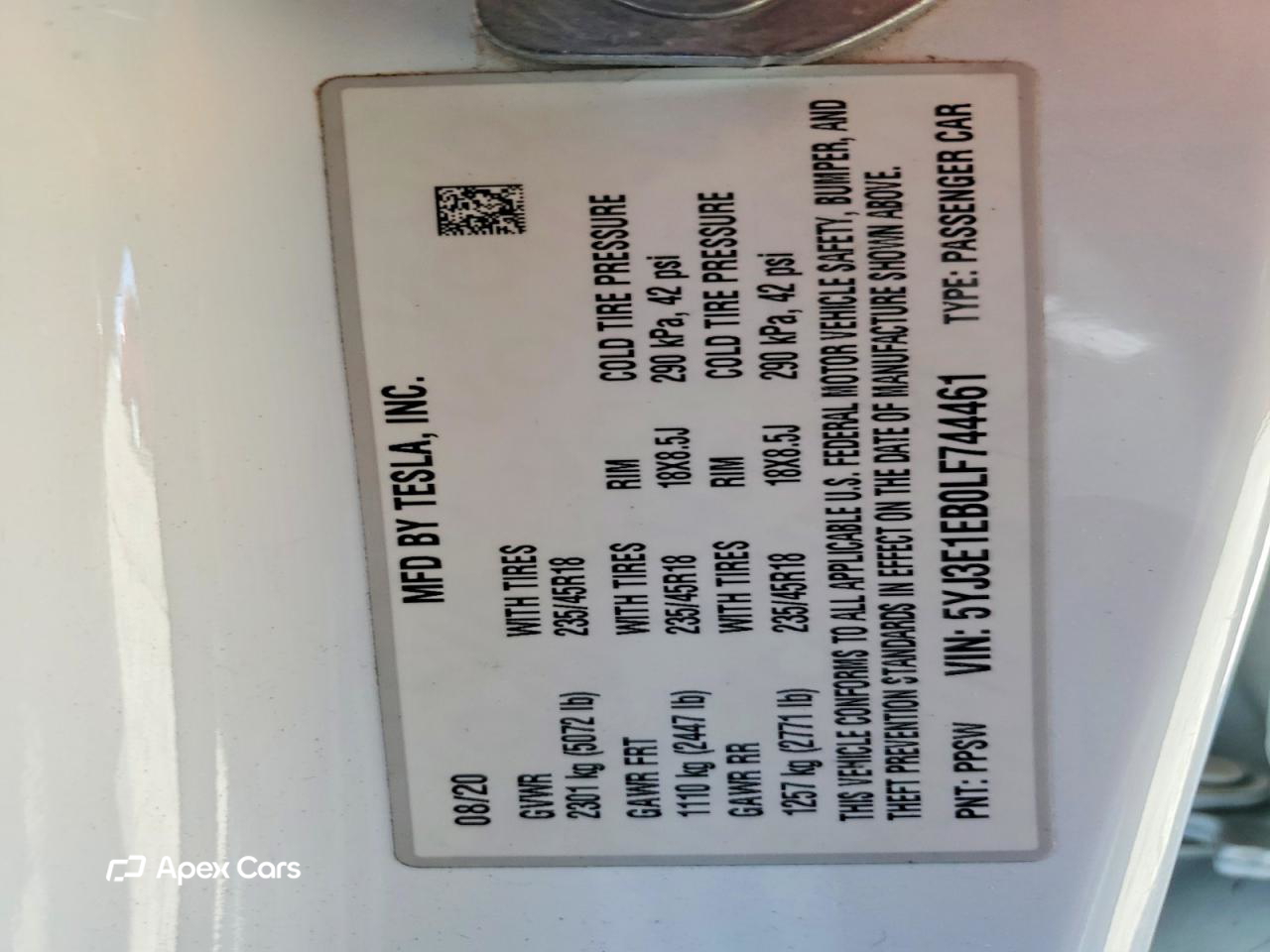Tesla Model 3 2020