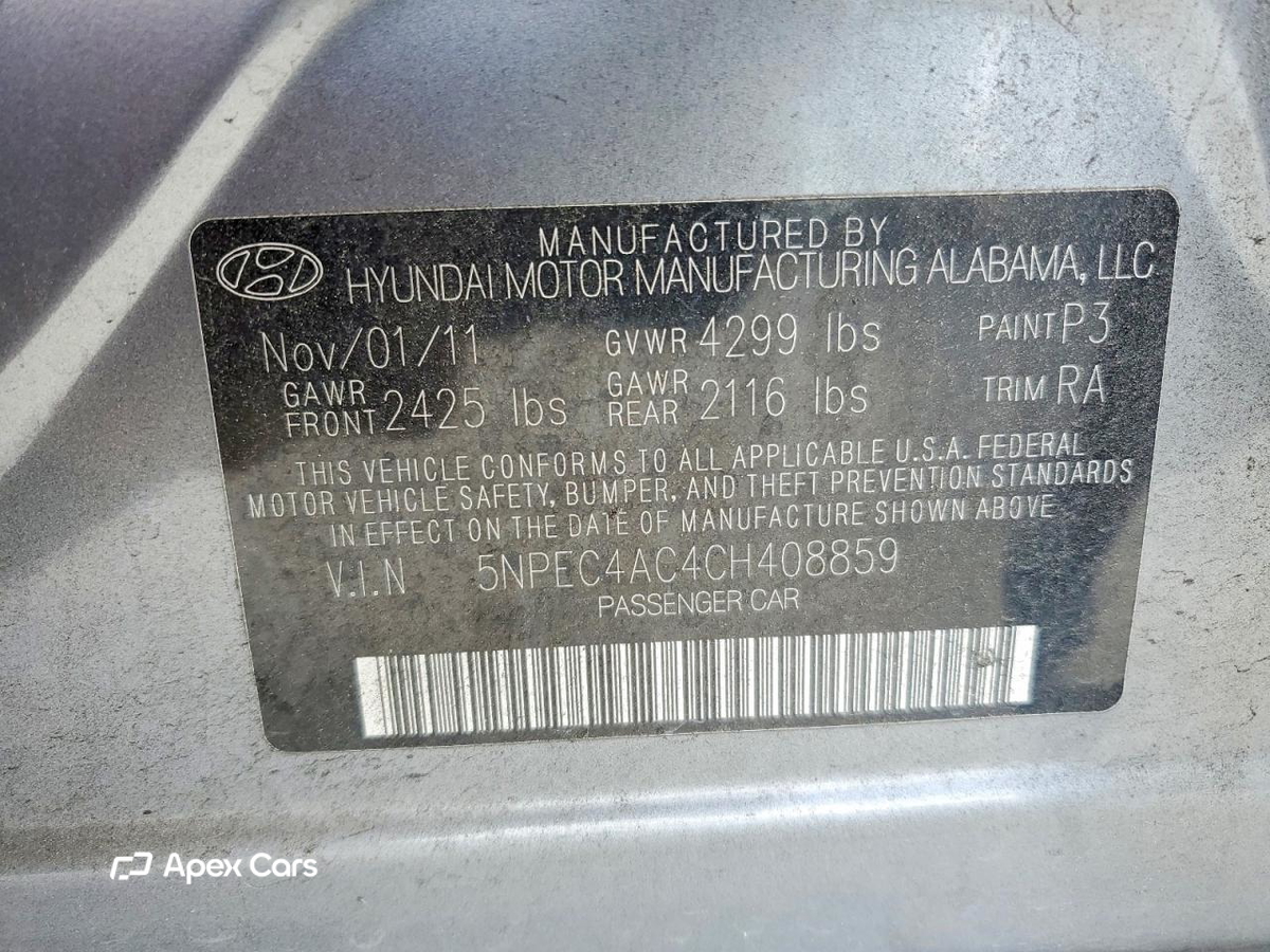 Hyundai Sonata 2012