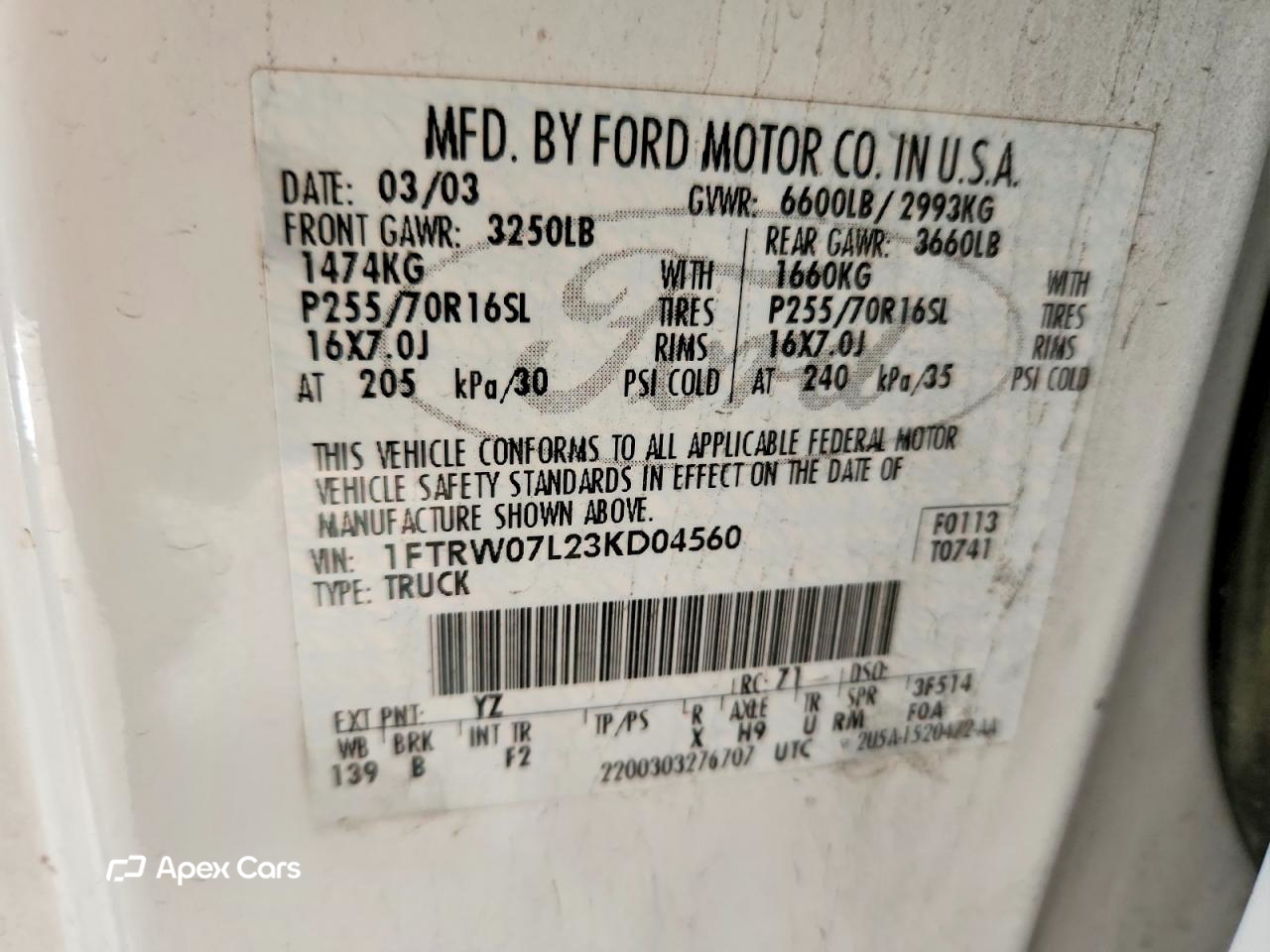 Ford F-150 2003