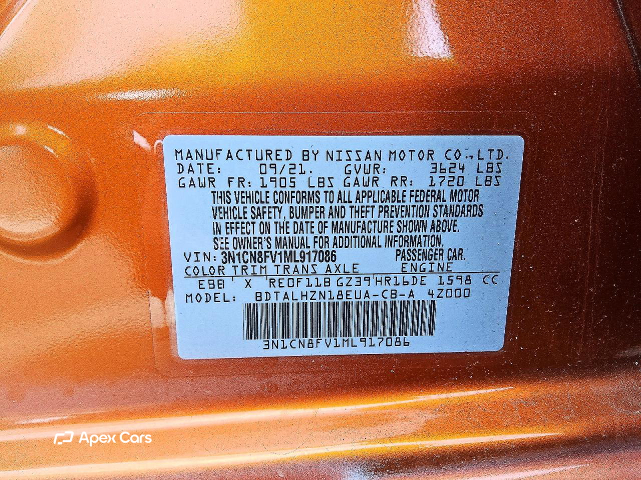 Nissan Versa 2021