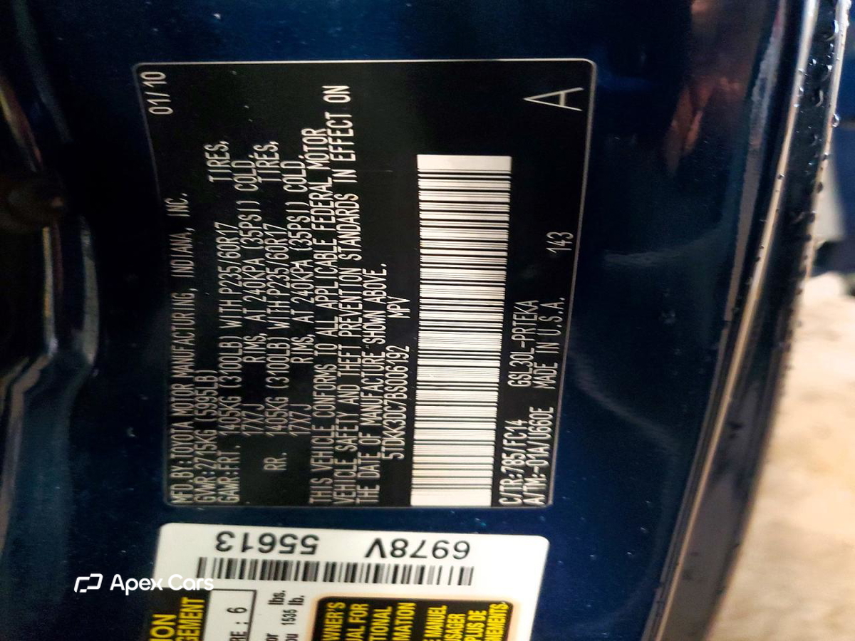 Toyota Sienna 2011