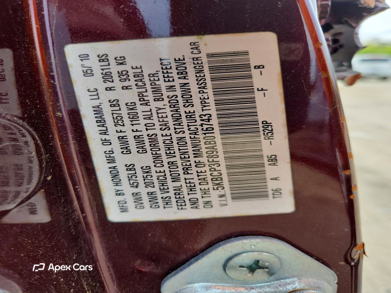 Honda Accord 2010