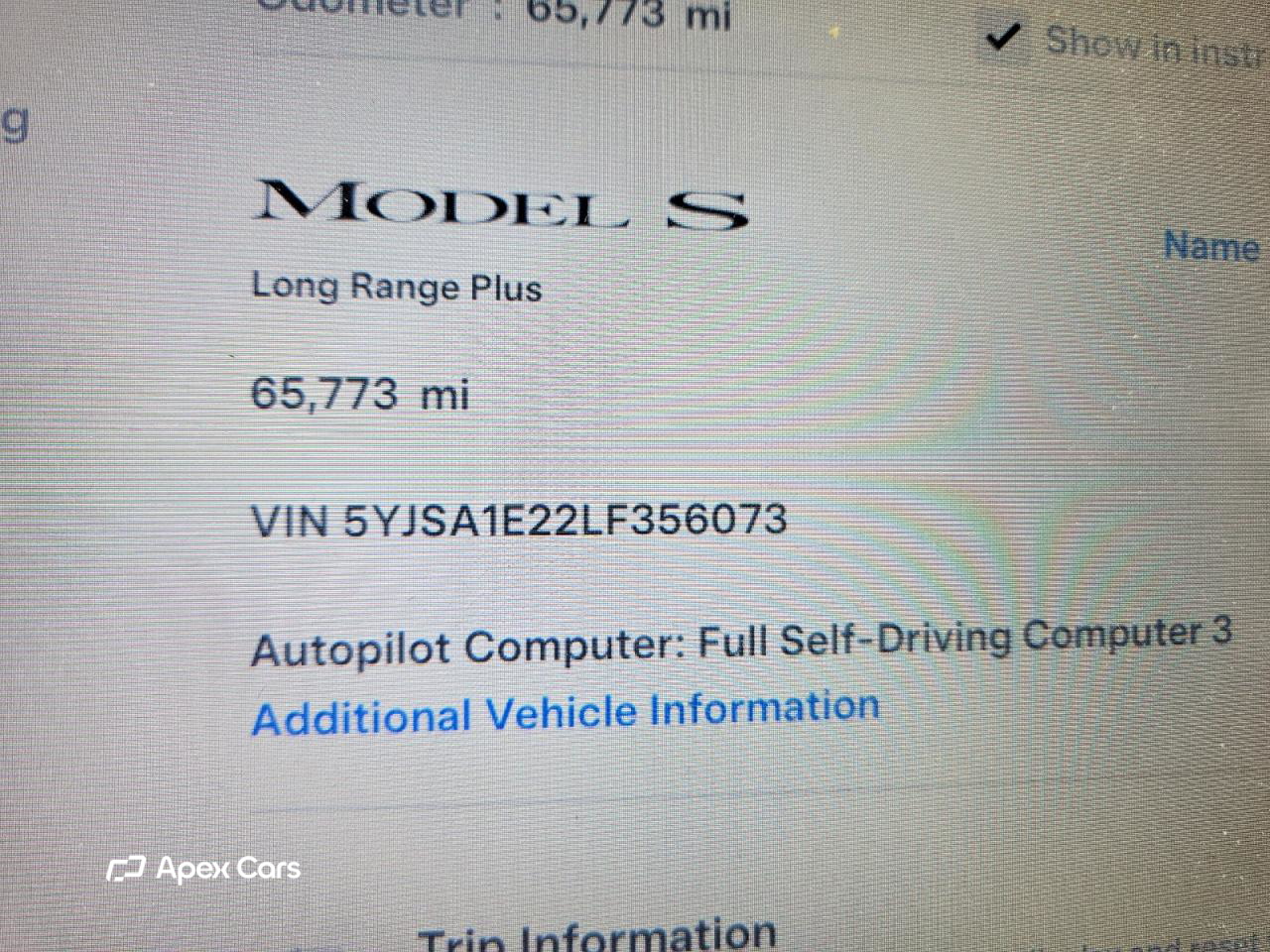 Tesla Model S 2020