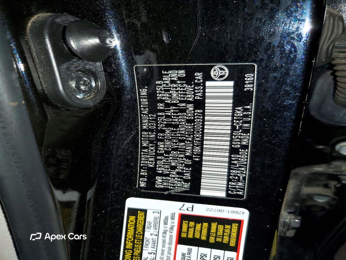 Toyota Camry 2012