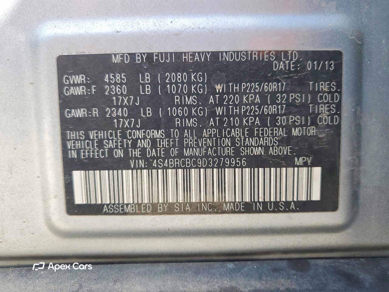 Subaru Outback 2013