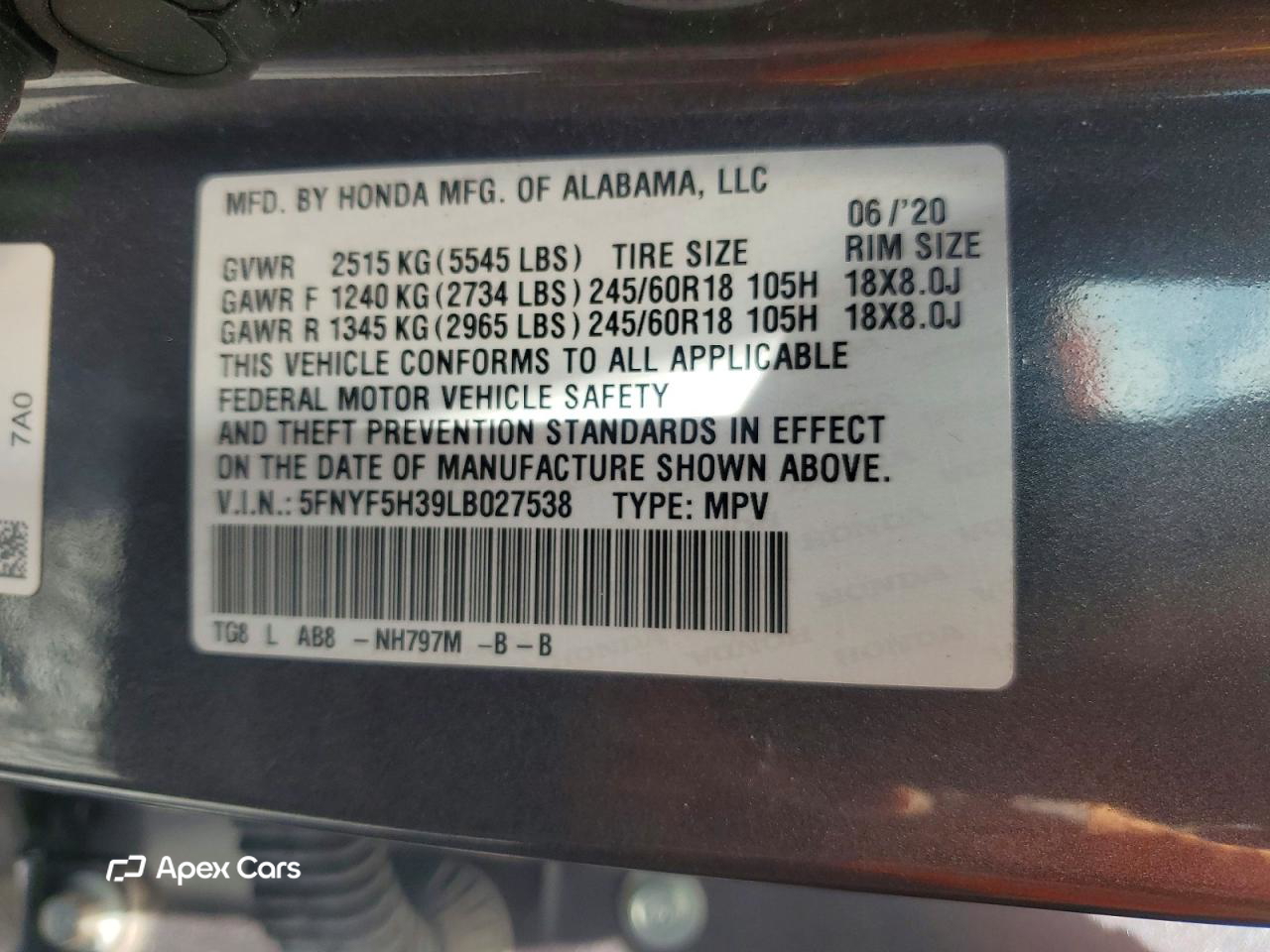 Honda Pilot 2020
