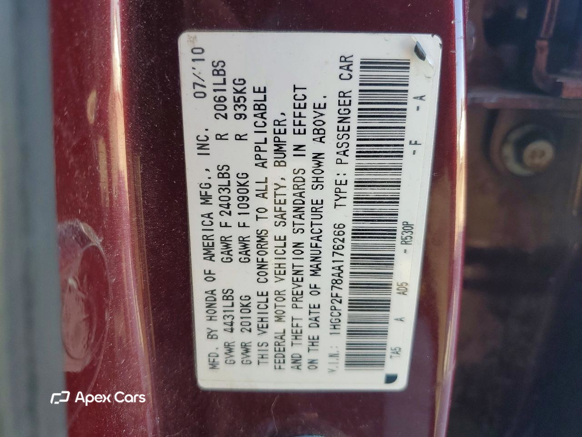 Honda Accord 2010