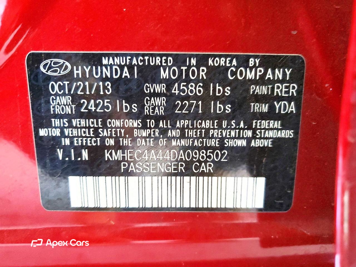 Hyundai Sonata 2013