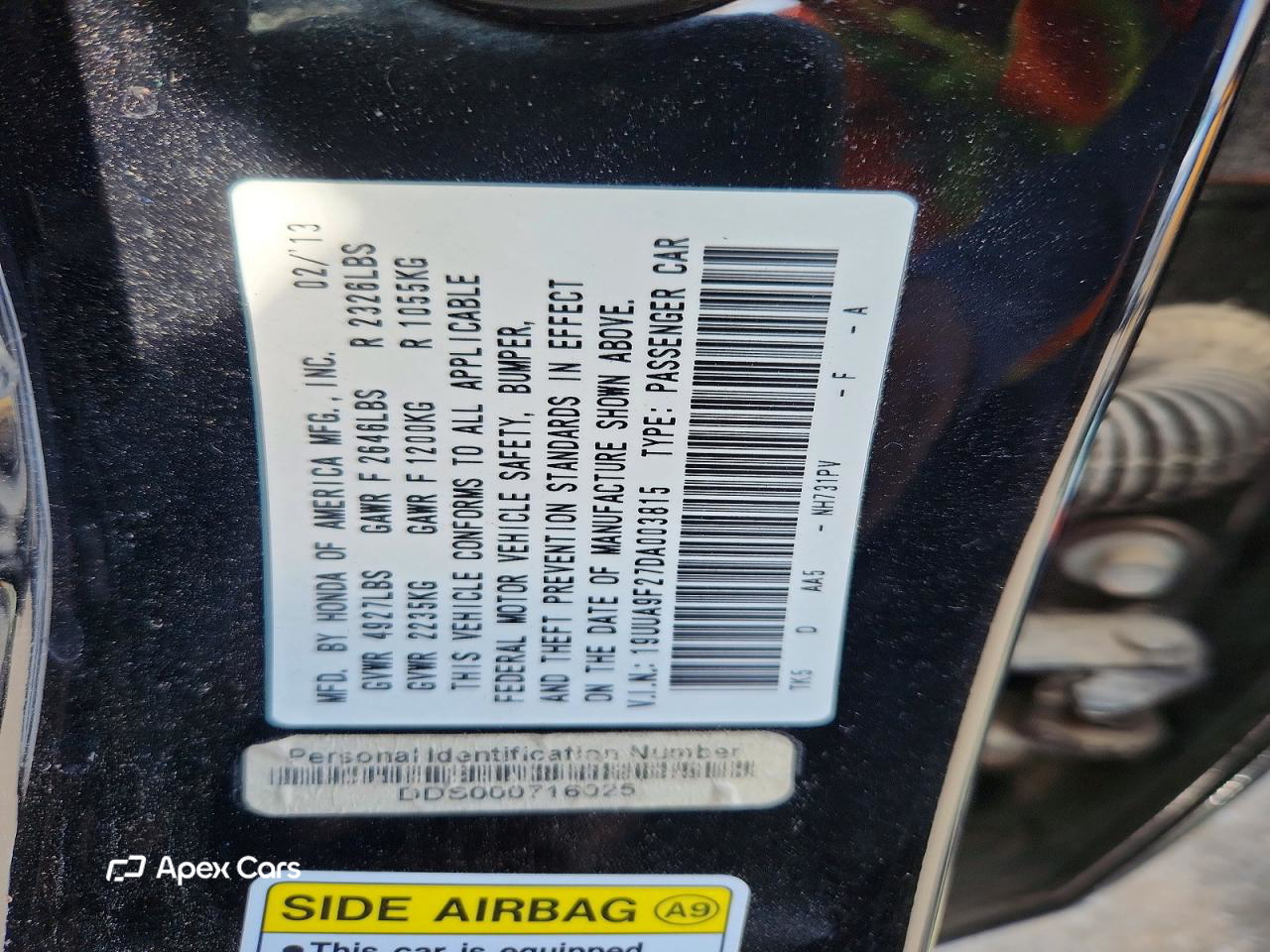 Acura TL 2013