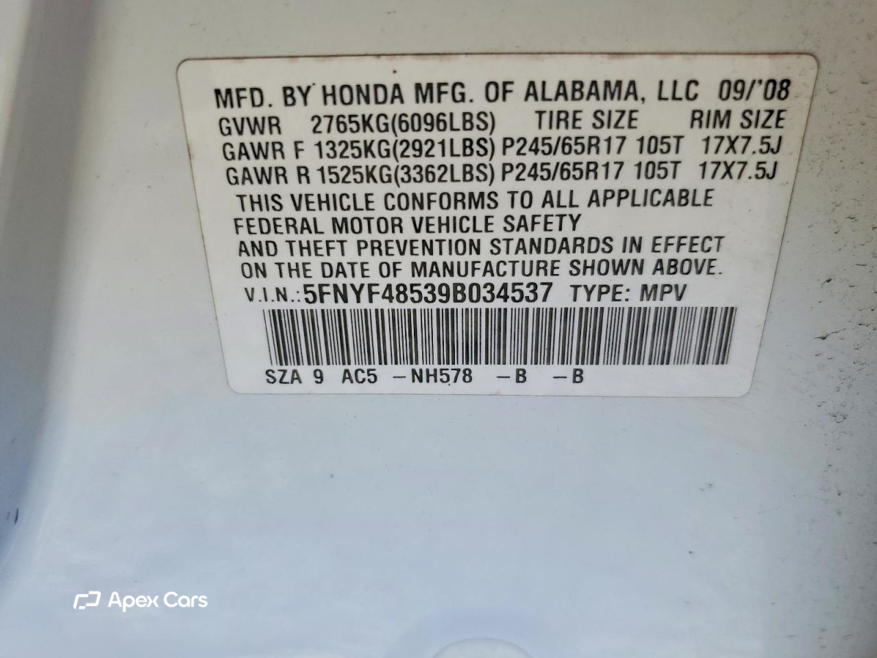 Honda Pilot 2009