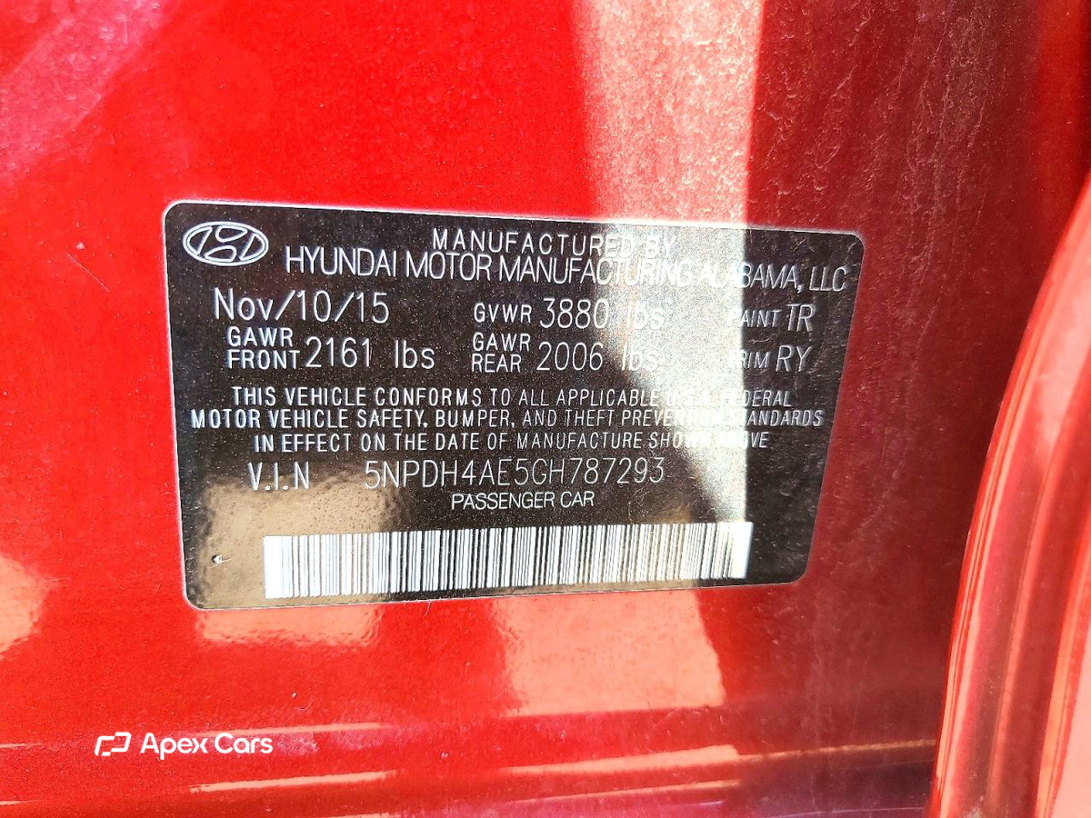 Hyundai Elantra 2016