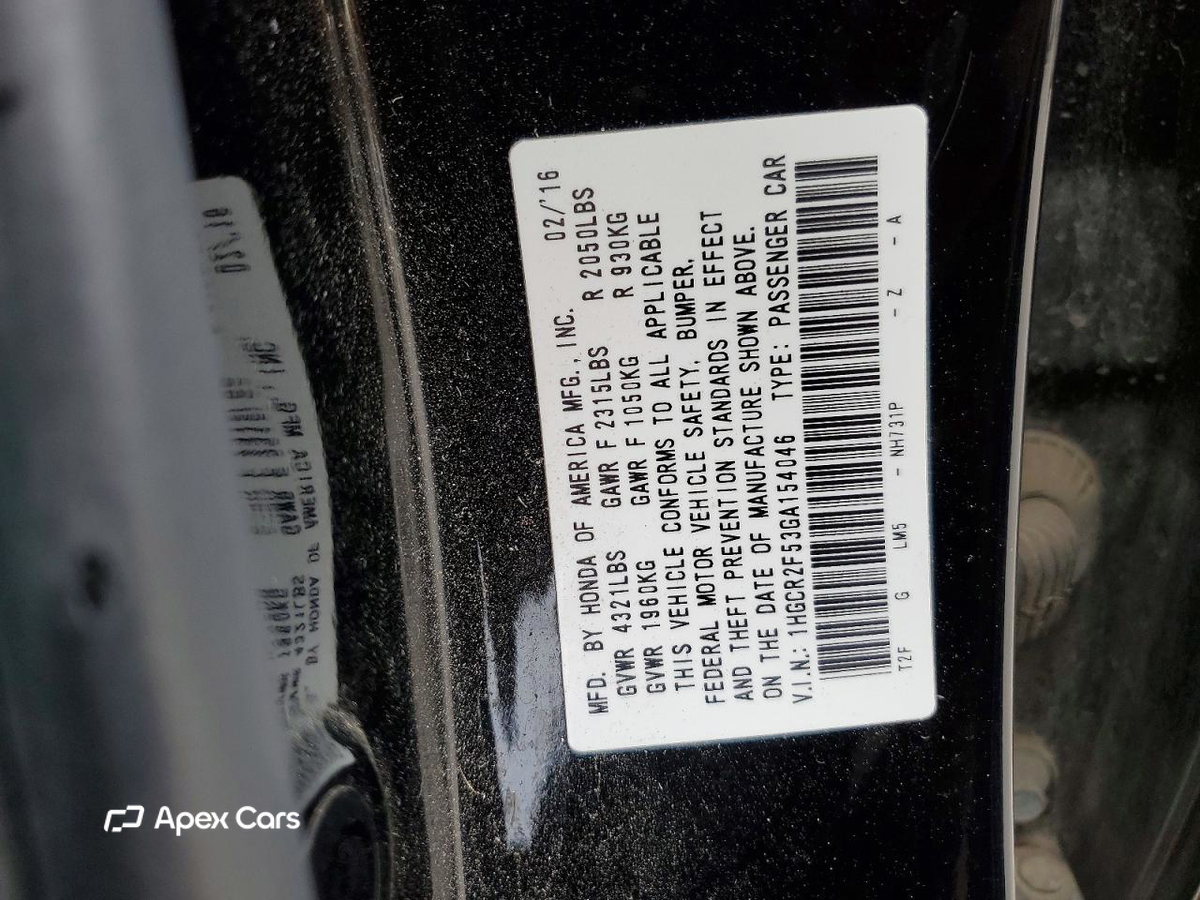 Honda Accord 2016