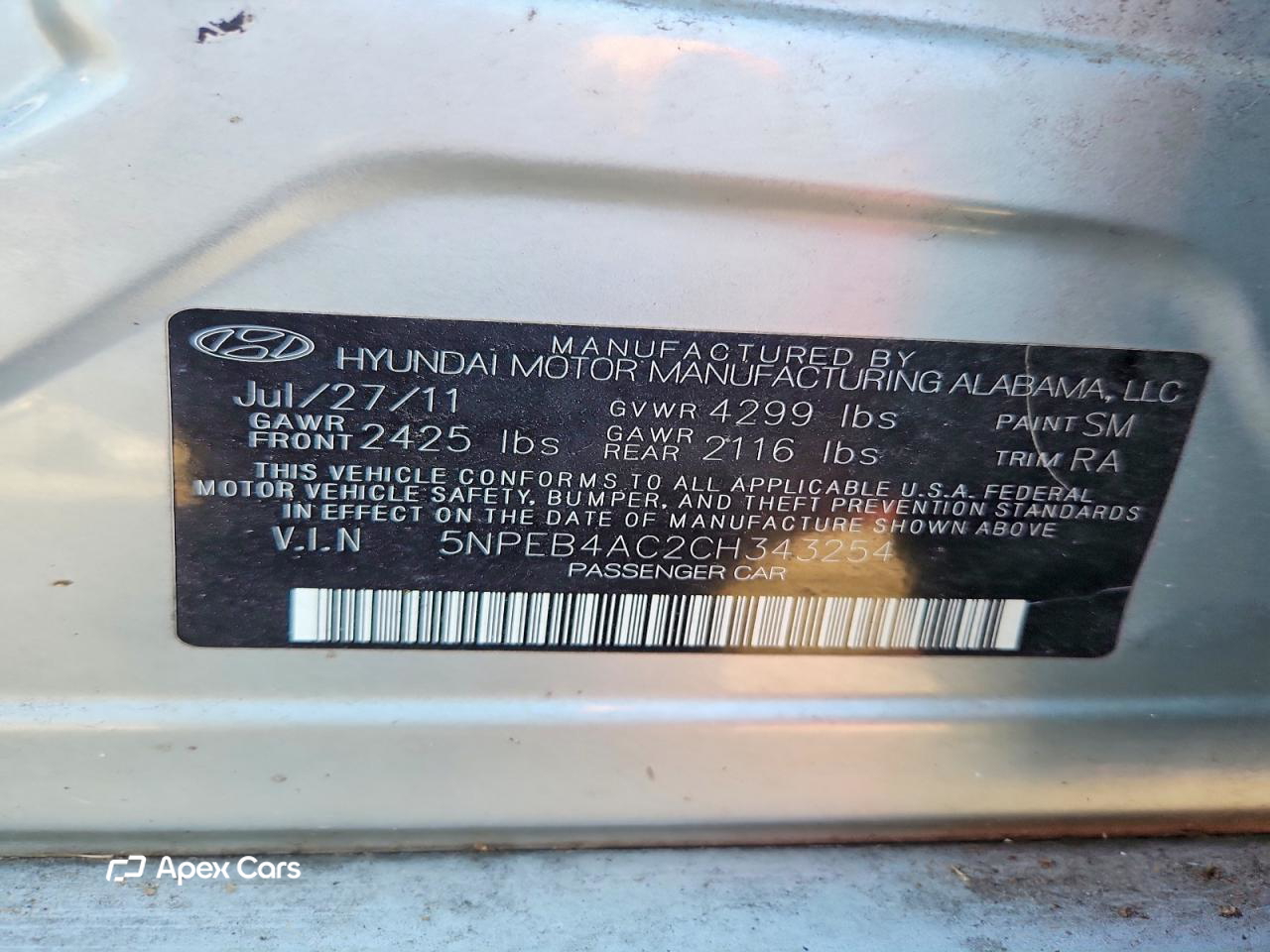 Hyundai Sonata 2012