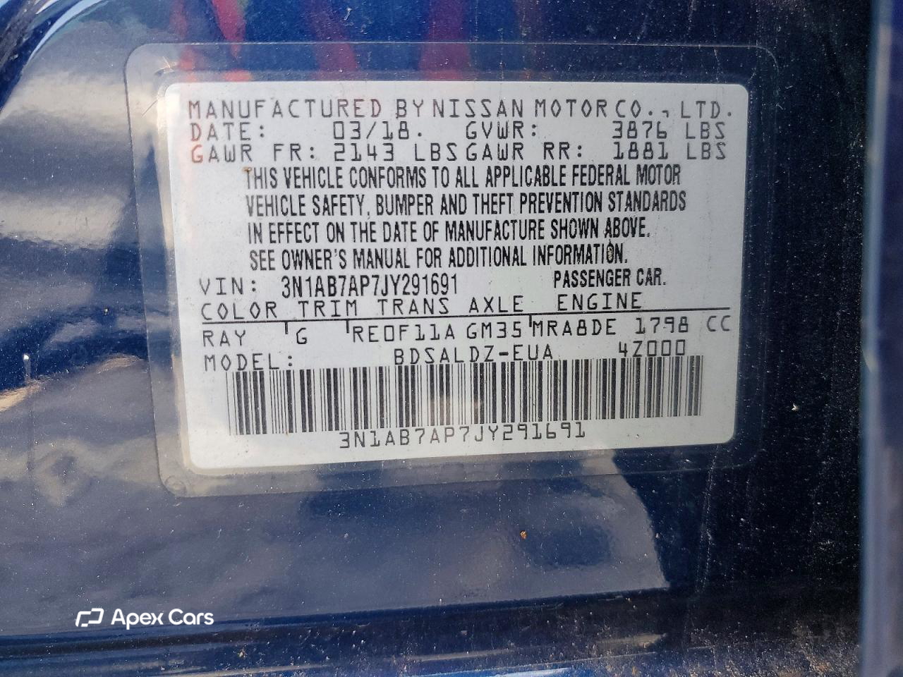Nissan Sentra 2018