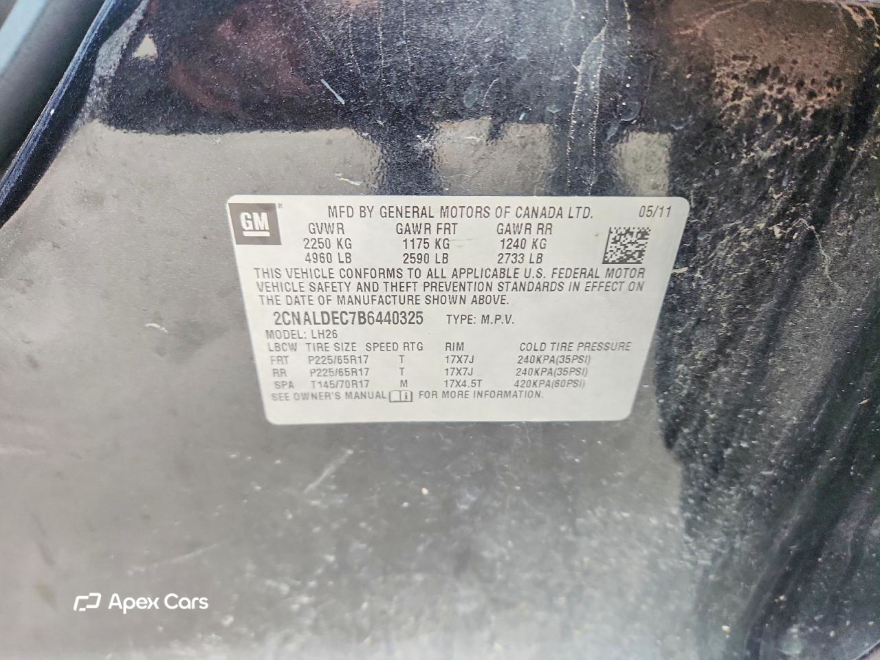 Chevrolet Equinox 2011