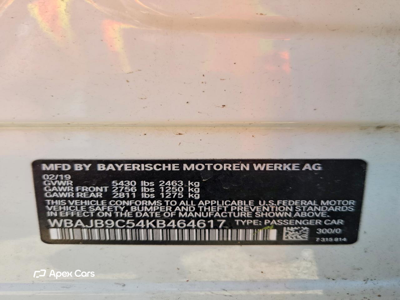 BMW M5 2019