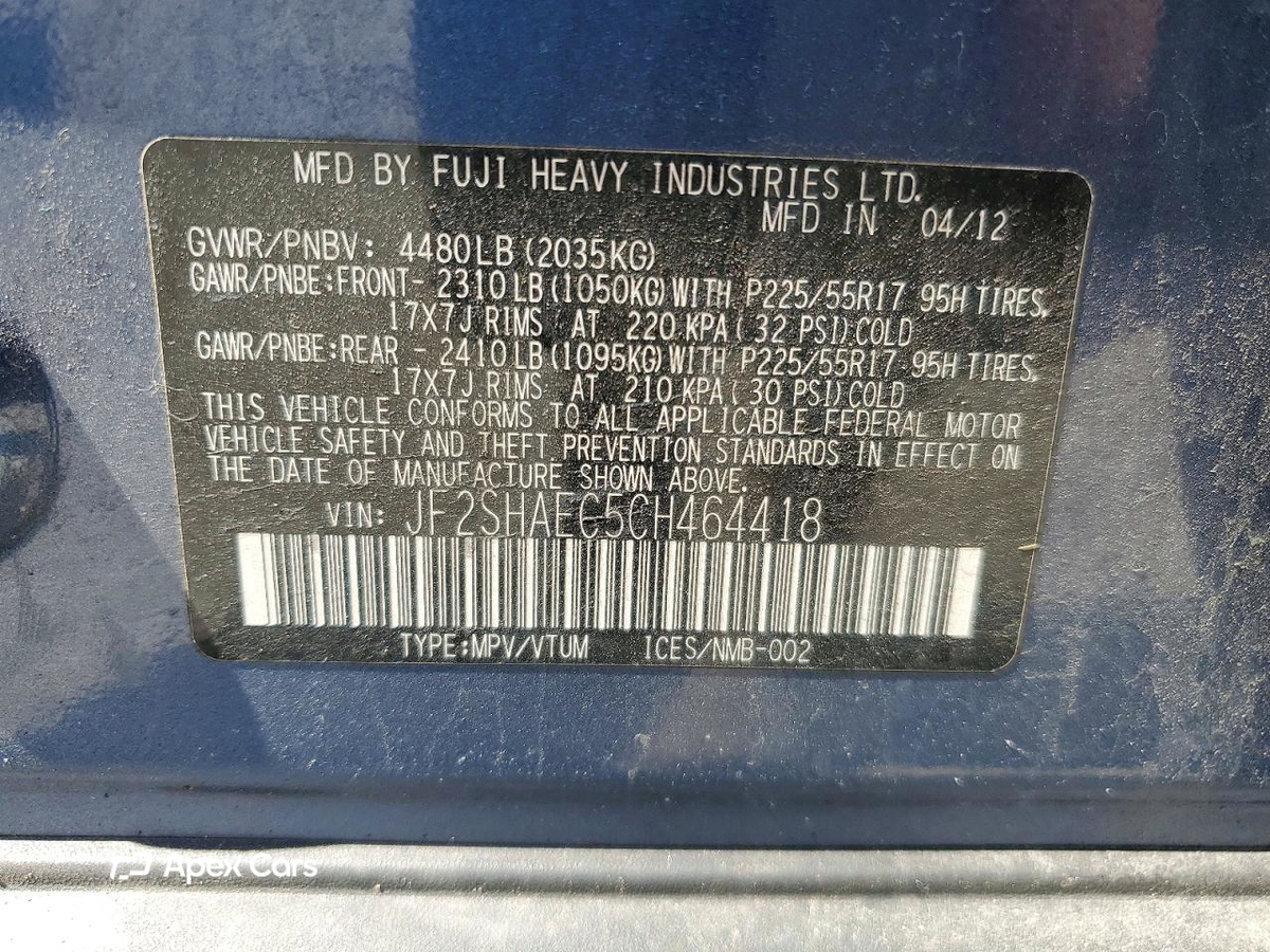 Subaru Forester 2012
