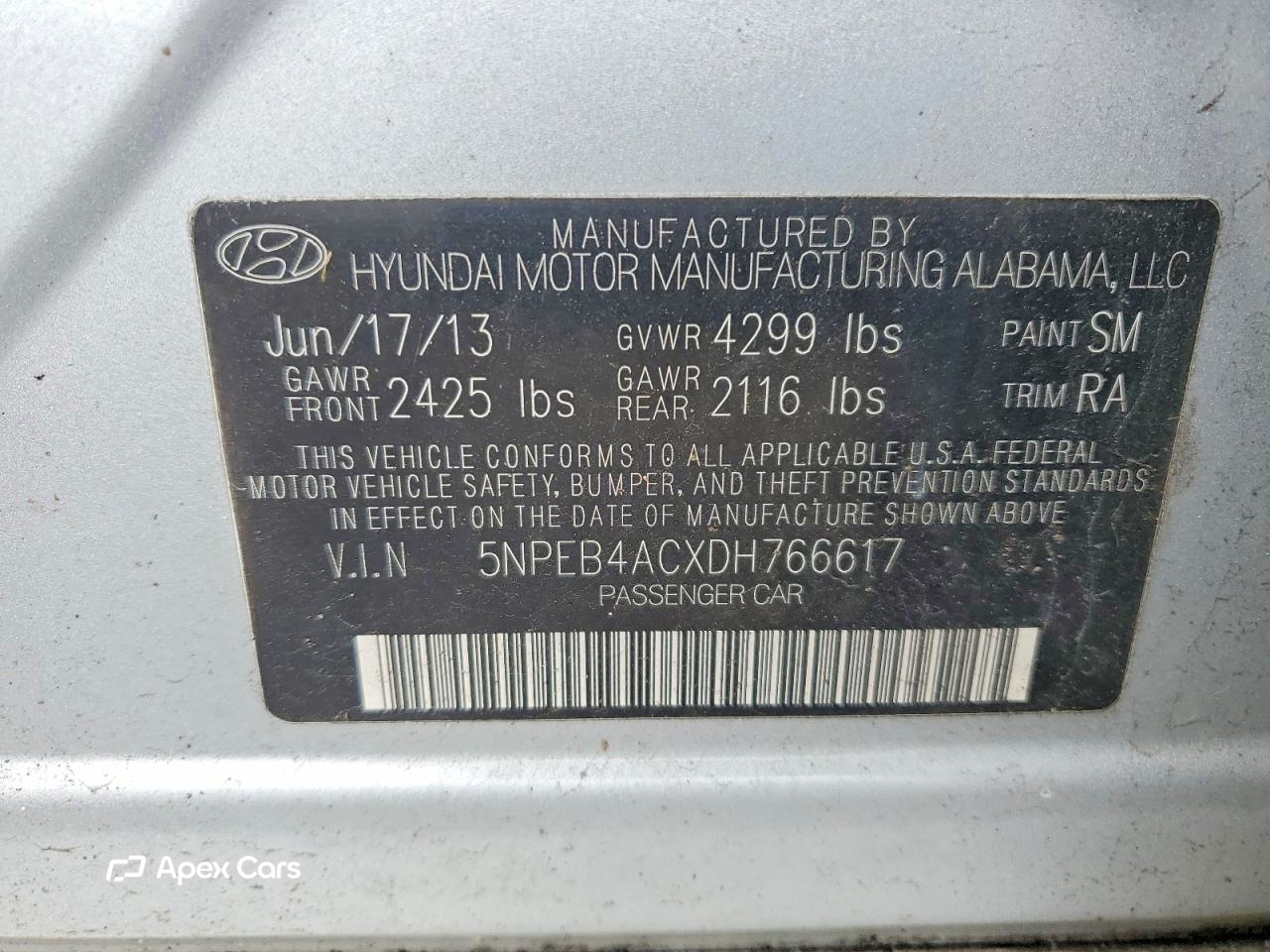 Hyundai Sonata 2013