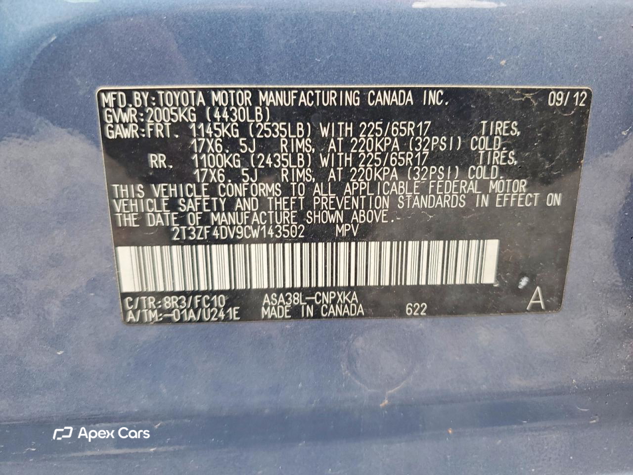 Toyota RAV 4 2012