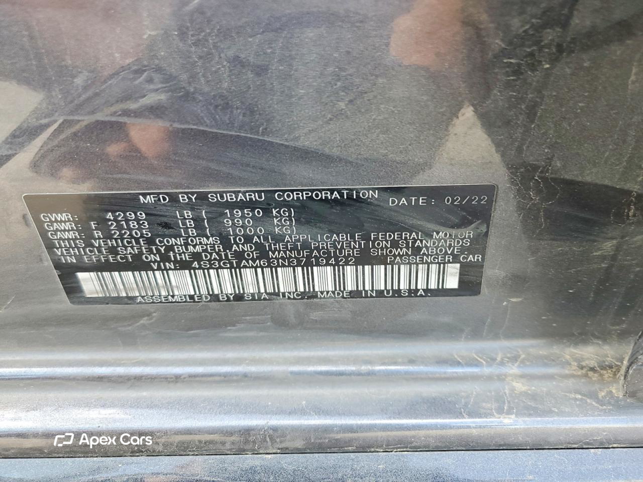Subaru Impreza 2022