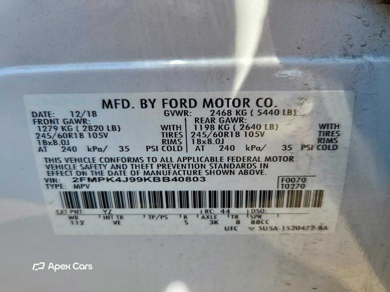 Ford Edge 2019