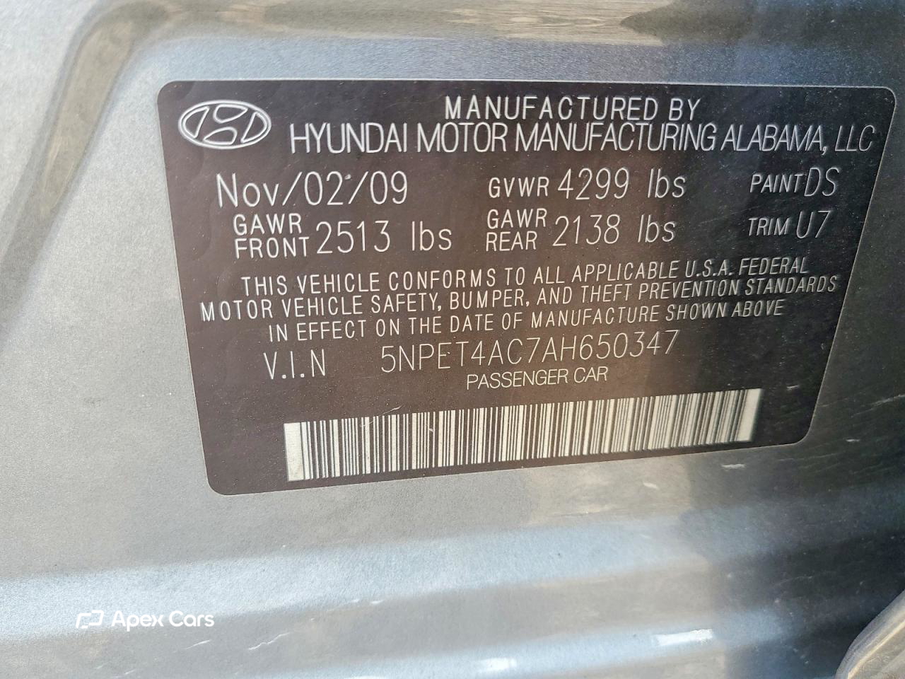 Hyundai Sonata 2010
