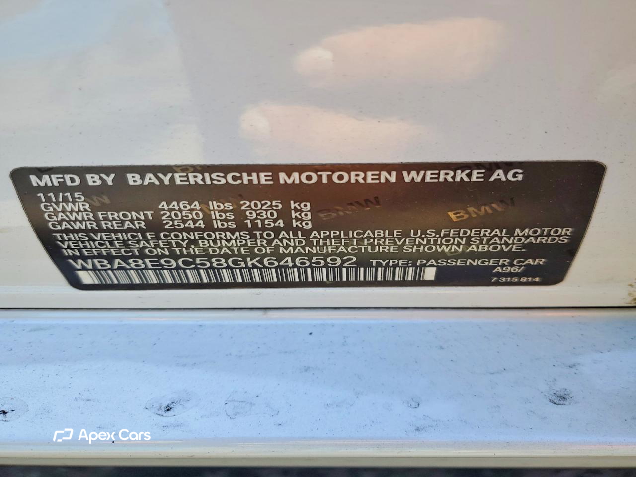 BMW Series 3 2016