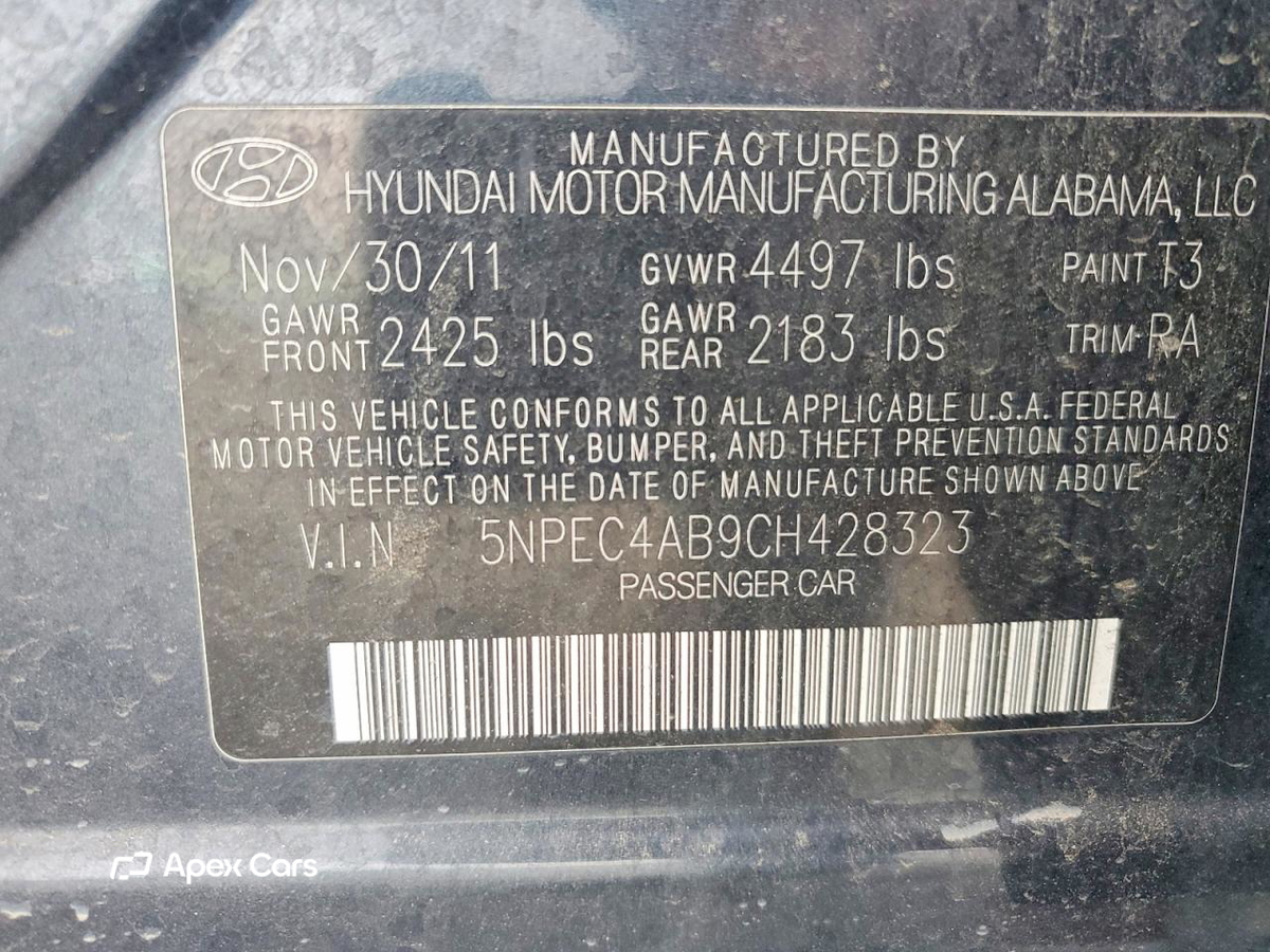 Hyundai Sonata 2012