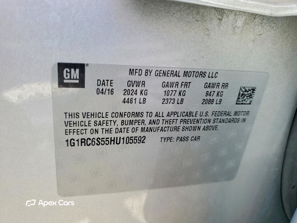 Chevrolet Volt 2017