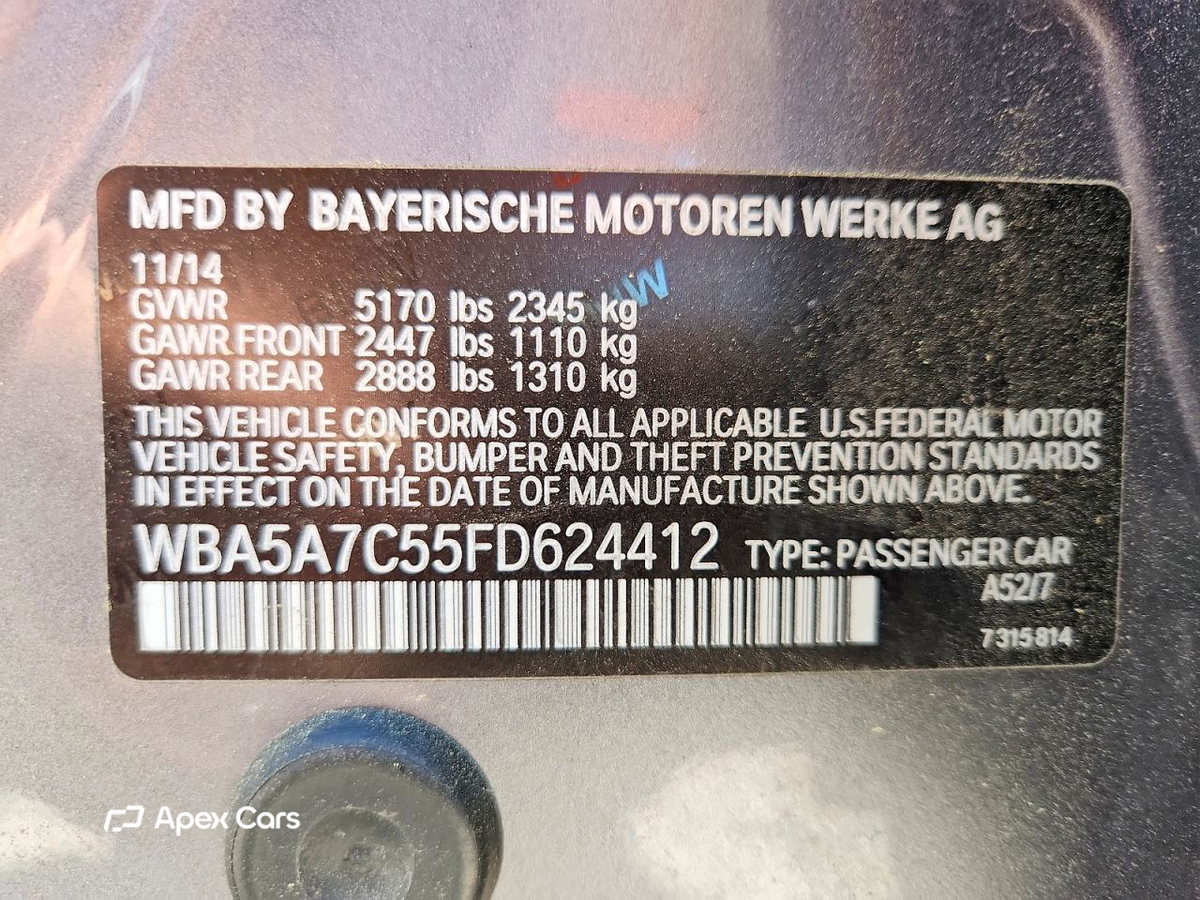 BMW Series 5 2015