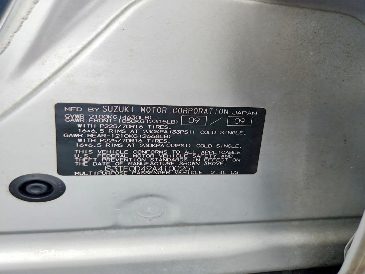 Suzuki Grand Vitara 2010