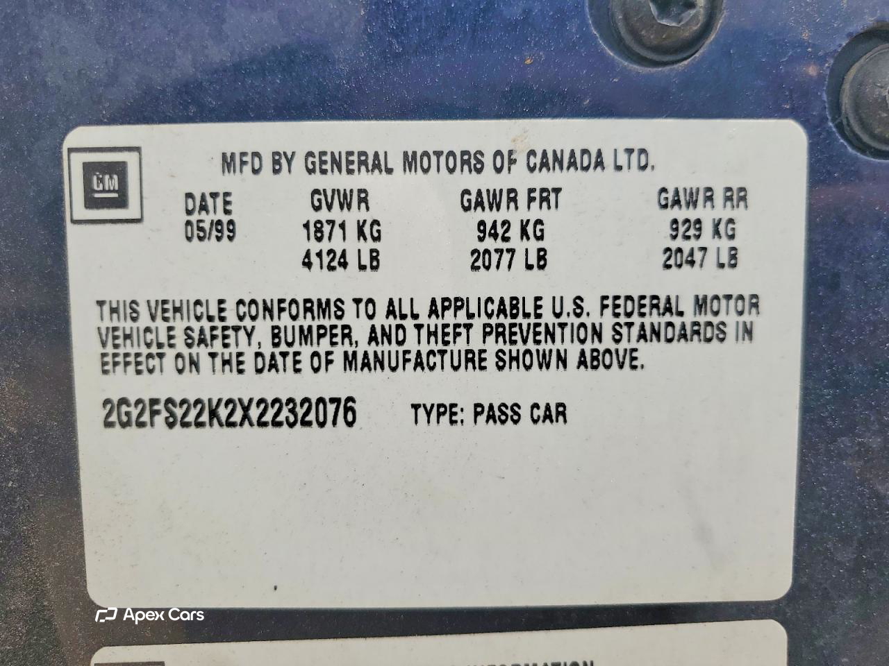 Pontiac Firebird 1999