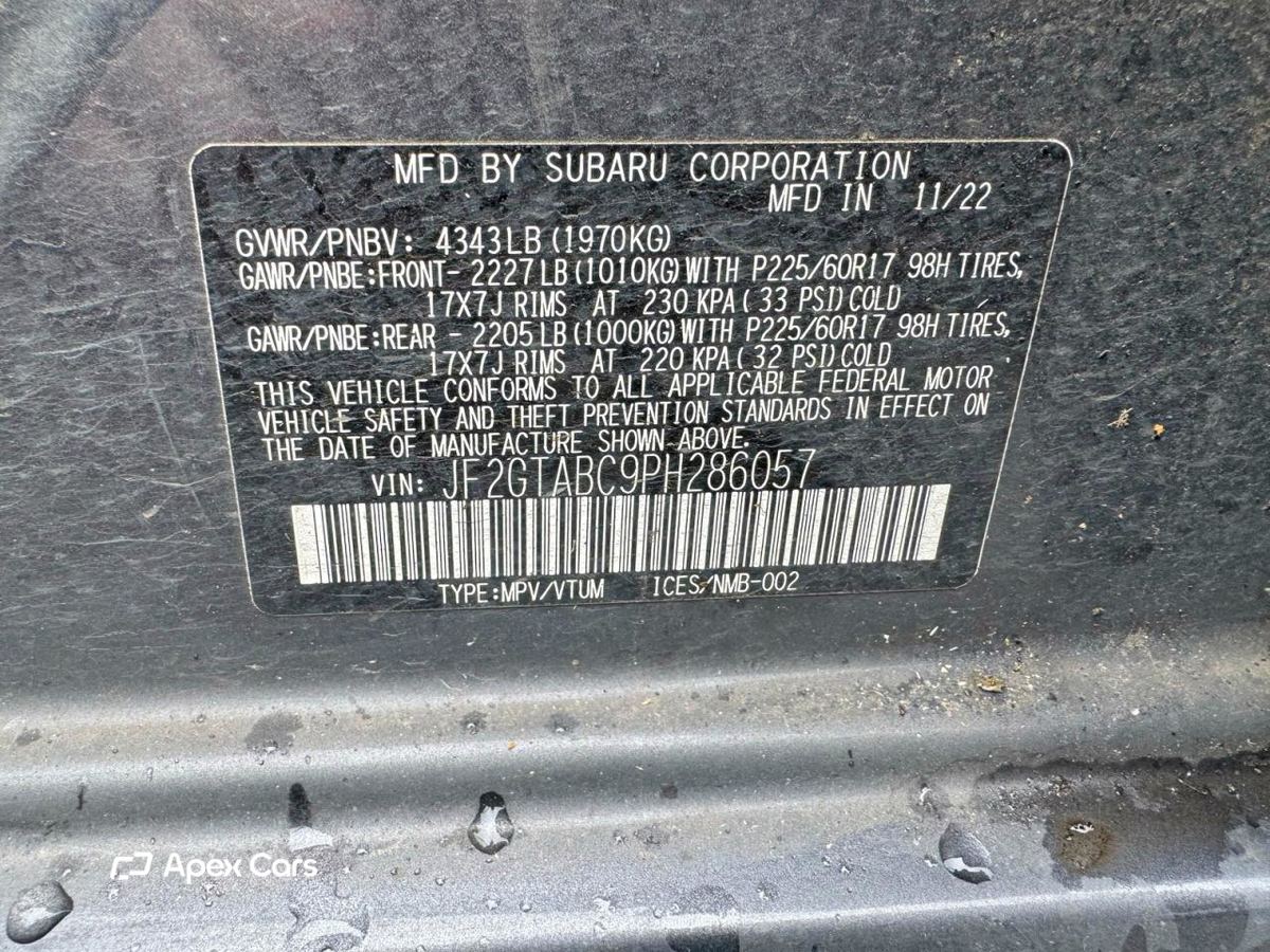 Subaru XV 2023