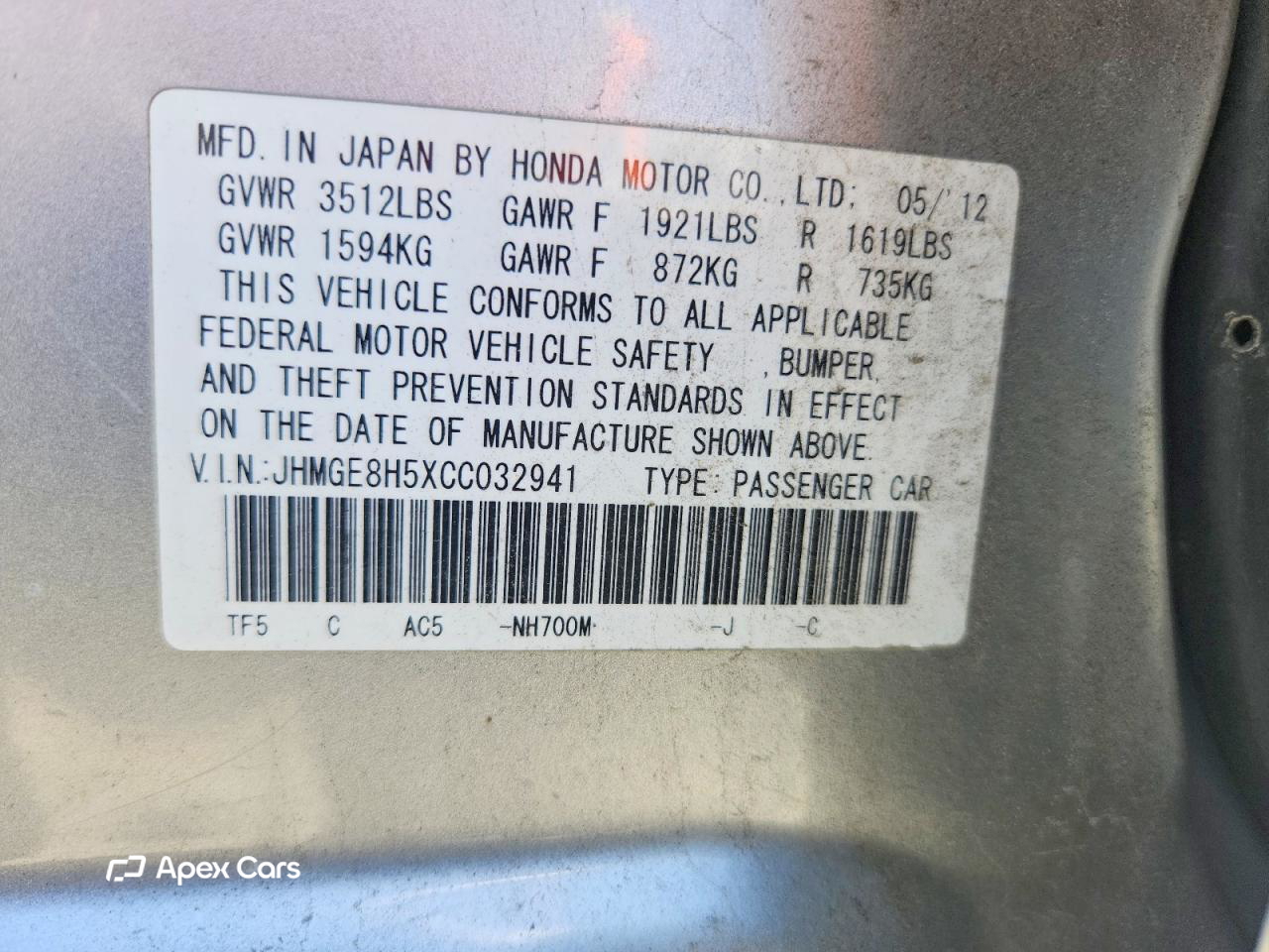 Honda Fit 2012